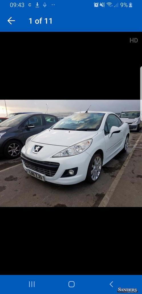 Onderdelen peugeot 207cc, Auto-onderdelen, Carrosserie, Peugeot, Gebruikt, Ophalen of Verzenden