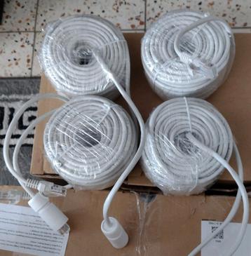 4 RJ45-kabels voor camera's en netwerken nieuw
lengte: 12 m beschikbaar voor biedingen