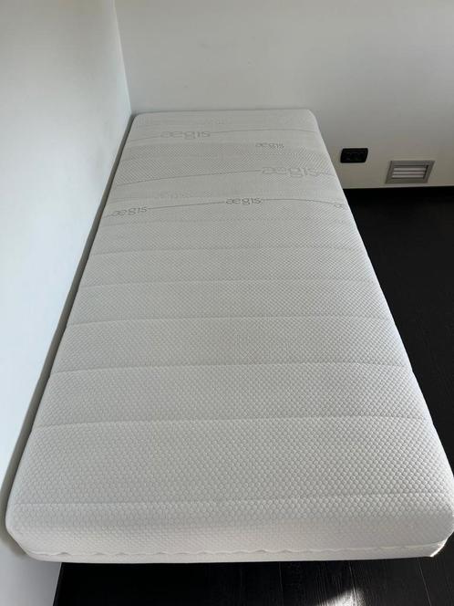 1-persoons matras - merk Aegis - 7 zone pocketvering, Huis en Inrichting, Slaapkamer | Matrassen en Bedbodems, Gebruikt, Matras