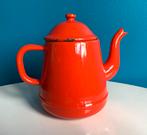 Vintage emaille theepot met koffiepot, Ophalen