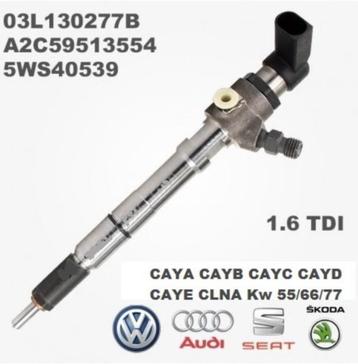 1.6TDI injector 03L130277B Garantie Vw Audi Seat Skoda beschikbaar voor biedingen