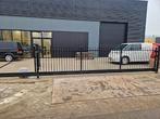 Vrijdragende spijlen schuifpoort of draaipoort, Ophalen, Nieuw, IJzer, Schuifpoort
