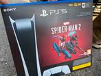 PS5 slim Wit , met spiderman game, Ophalen, Nieuw