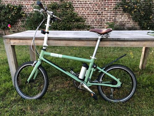 Vélo AHOOGA électrique pliable, pratique et en super état !, Fietsen en Brommers, Fietsen | Vouwfietsen, Gebruikt, Overige merken