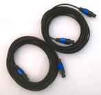 Luidsprekersnoeren 2x5 meter, budget-uitvoering, Musique & Instruments, Câbles & Prises, Enlèvement ou Envoi, Comme neuf, Haut-parleur ou Amplificateur