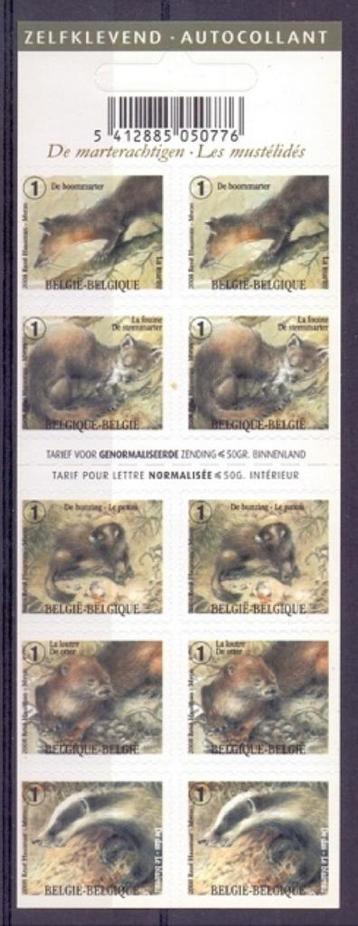 B96 Carnet de 10 timbres Nature Les Mustélidés