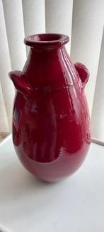 Vase céramique du Pays Basque – Goicoechea – Rouge, Antiek en Kunst, Antiek | Vazen, Ophalen