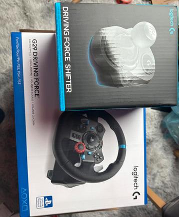 Logitech G29 + Shifter PC/PS4/5, Enlèvement ou Envoi, Neuf, Contrôleur
