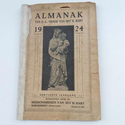Almanak 1924, Antiek en Kunst, Antiek | Boeken en Manuscripten, Ophalen of Verzenden