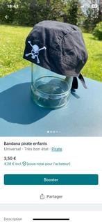 Bandana , chapeau : déguisement enfants, Kleding | Heren, Hoeden en Petten, Ophalen of Verzenden, Zo goed als nieuw, One size fits all
