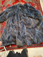 Bontjas vos bruin blauw 44,46 nieuwstaat, Kleding | Dames, Jassen | Winter, Overige kleuren, Maat 42/44 (L), Ophalen of Verzenden