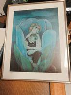 Lithografie Wils Lydia in perfecte staat, genummerd!!, Antiek en Kunst, Ophalen