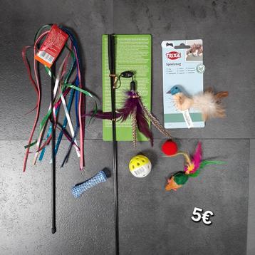 Kattenspeelgoed set 3 beschikbaar voor biedingen