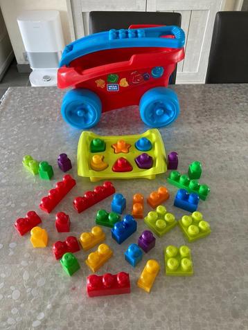 mega bloks vormen sorteer wagen beschikbaar voor biedingen