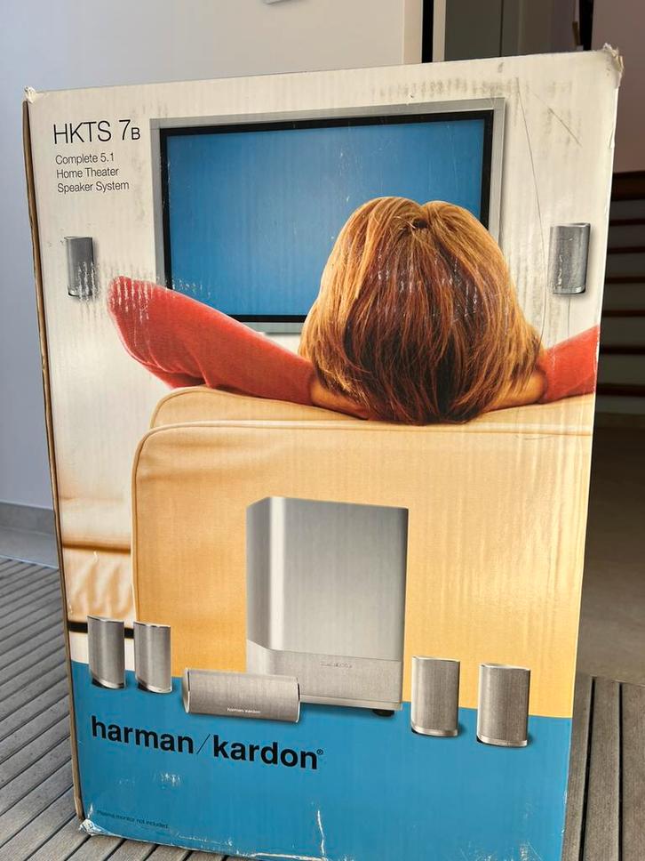 Home cinema harman kardon 5.1 noir complet, TV, Hi-fi & Vidéo, Ensembles home-cinéma, Lecteur DVD, Enlèvement