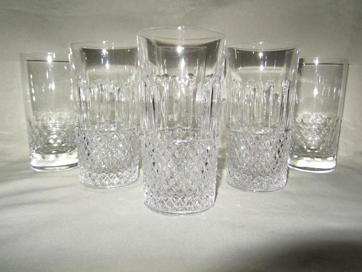 Baccarat, Parijs: 6 kristallen longdrinkglazen!, Antiek en Kunst, Antiek | Glaswerk en Kristal, Ophalen of Verzenden