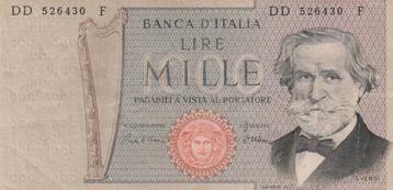 setje ITALIA  verdi 1000 en  michelangelo 10000 Lire  beschikbaar voor biedingen