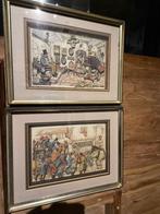 set van 2 x anton pieck 3d, Antiek en Kunst, Ophalen