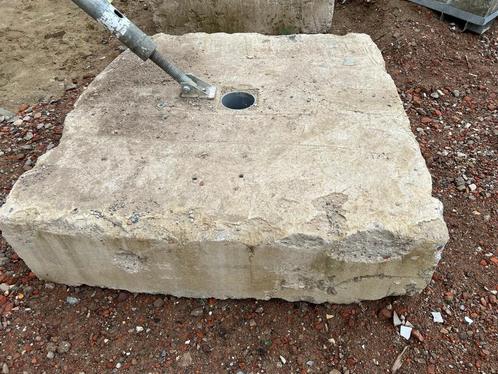 betonblokken zwaar voor prefab, Doe-het-zelf en Bouw, Metselstenen, Gebruikt, Beton, Ophalen