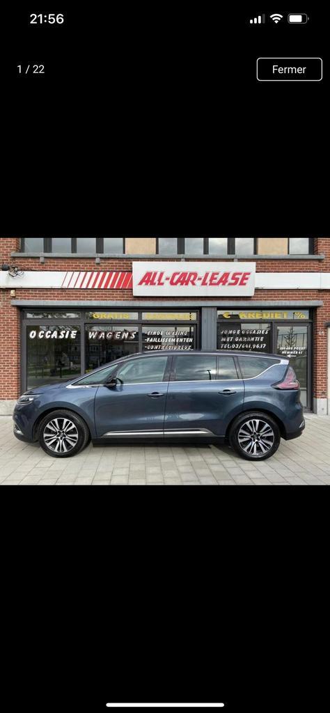 Renault Espace Initiale Paris 2018 – Diesel – Automatique, Auto's, Renault, Espace, ABS, Achteruitrijcamera, Bluetooth, Boordcomputer