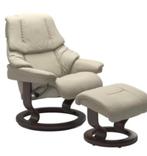 stressless reno, Huis en Inrichting, Fauteuils, Ophalen, Gebruikt, Leer