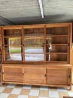 Teak vitrinekast 850€, Huis en Inrichting, Kasten | Vitrinekasten, Ophalen of Verzenden, Zo goed als nieuw, Teakhout