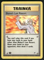 Blaine's Last Resort 105/132 - Gym Heroes (1st edition) (NM), Verzenden, Gebruikt