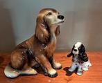 Koppel keramieken honden,cocker, Antiek en Kunst, Antiek | Porselein, Ophalen of Verzenden