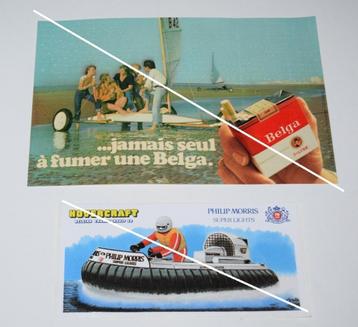 Stickers / Belga Filtre + Philip Morris, Verzamelen, Rookartikelen, Aanstekers en Luciferdoosjes, Verzenden, Gebruikt, Overige typen
