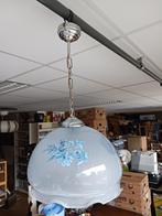 RETRO - Suspension dentelée en verre blanc - 1 lampe., Antiquités & Art, Enlèvement ou Envoi