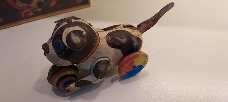 oud speelgoed "Push&go"ML415, met doos. Weggeefprijs, Antiek en Kunst, Antiek | Speelgoed, Verzenden