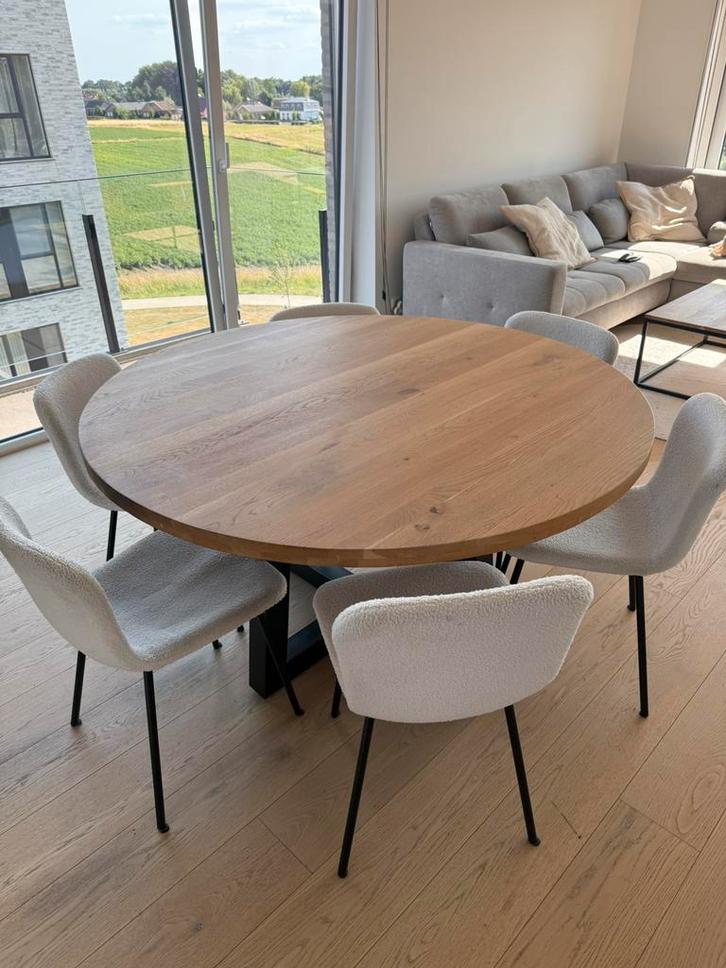 Eettafel, tv-kast en salontafel, Huis en Inrichting, Complete eetkamers, Zo goed als nieuw, Ophalen