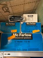 MC Farlow luidspreker set, Audio, Tv en Foto, Luidsprekerboxen, Ophalen of Verzenden, Zo goed als nieuw, Overige typen