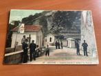 Carte postale Menton: douaniers à la frontière -1909, Verzamelen, Postkaarten | Buitenland, Verzenden, Voor 1920, Gelopen, Frankrijk