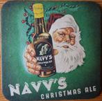 Bierviltje Navy's Christmas Ale, Verzamelen, Ophalen of Verzenden, Zo goed als nieuw, Viltje(s), Overige merken