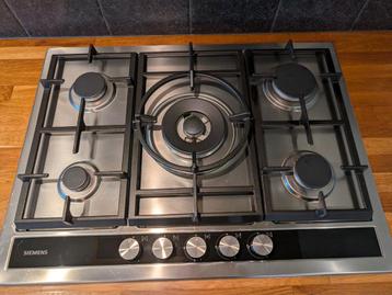 Gasvuur Siemens met wokbrander, Elektronische apparatuur, Kookplaten, Ophalen, Zo goed als nieuw