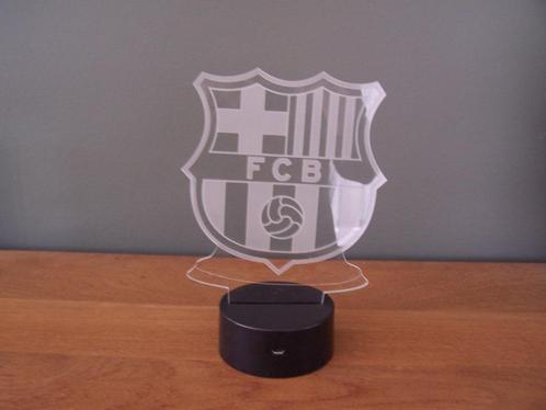 Decoratieve 3D lamp met logo FCB, Huis en Inrichting, Lampen | Overige, Zo goed als nieuw, Ophalen of Verzenden
