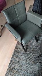 6 lederen eetkamerstoelen, Huis en Inrichting, Stoelen, Ophalen, Gebruikt, Vijf, Zes of meer stoelen, Leer