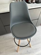 4 chaises haute de cuisine, Huis en Inrichting, Stoelen, Zo goed als nieuw, Vier, Grijs, Ophalen