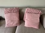 Roze kussens, Ophalen of Verzenden, Zo goed als nieuw, Roze, Vierkant