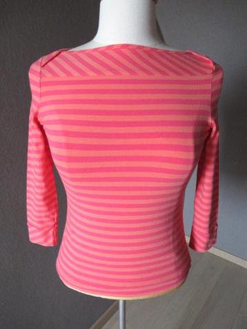 Nieuwe oranje gestreepte top in katoen van InWear, mt Medium beschikbaar voor biedingen