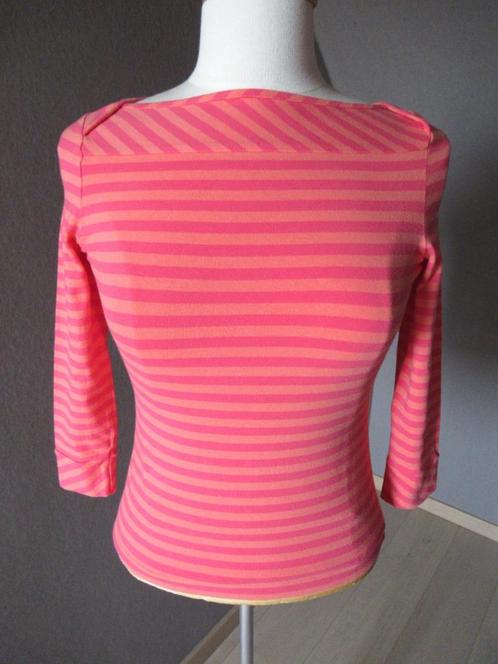 Nieuwe oranje gestreepte top in katoen van InWear, mt Medium, Kleding | Dames, Topjes, Nieuw, Oranje, Lange mouw, Verzenden
