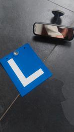 Spiegel en L (leren autorijden), binnenspiegel, Ophalen