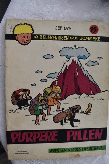 Jommeke nr4 purpere pillen - 1druk 1960 beschikbaar voor biedingen