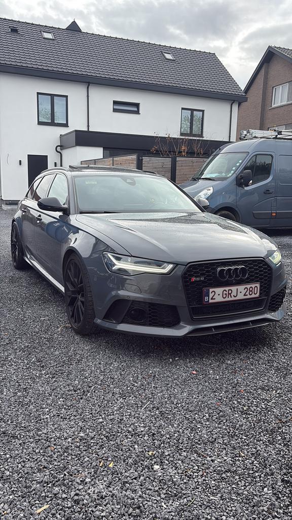 Audi RS6 lichte vracht, Auto's, Audi, Particulier, RS6, Benzine, Break, 5 deurs, Leder, Vierwielaandrijving, Ophalen