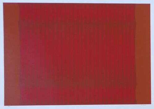 DORDEVIC MIODRAG / GEOMETRISCHE ABSTRACTIE / ZEEFDRUK 70x100, Antiek en Kunst, Kunst | Litho's en Zeefdrukken, Ophalen of Verzenden