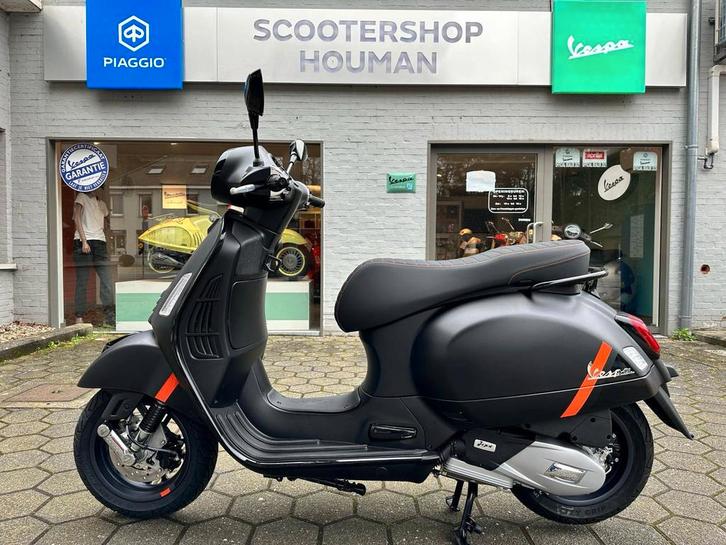 Vespa GTS 125 cc SUPER SPORT NERO CONVINTO (nr.08), Fietsen en Brommers, Scooters | Vespa, Nieuw, Overige modellen, Benzine