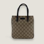 Gucci GG Supreme mini tote bag, Ophalen of Verzenden, Gebruikt, Beige, Handtas