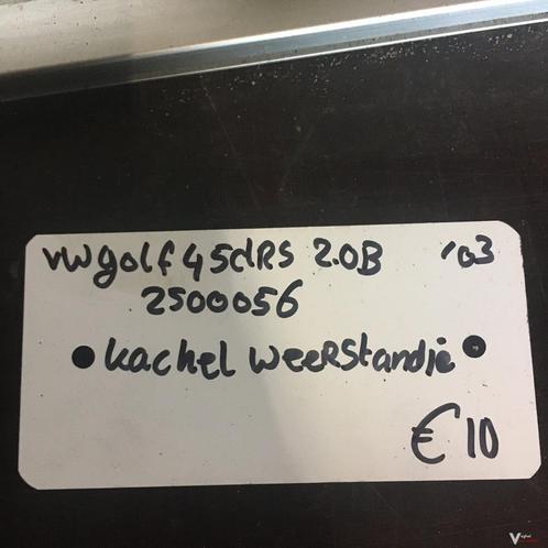 Vw Golf 4 2003  5drs 2.0 B Wagennr 2500056  Kachelweerstand, Auto-onderdelen, Elektronica en Kabels, Gebruikt, Ophalen of Verzenden