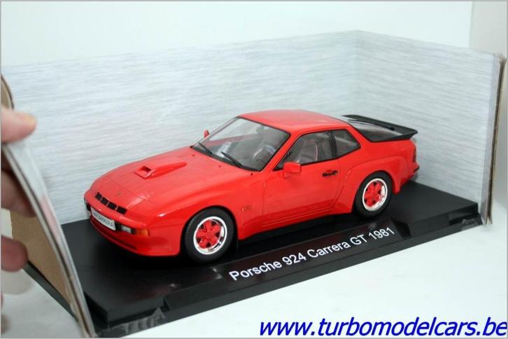 Porsche 924 Carrera GT Red 1/18 Model Car Group, Hobby en Vrije tijd, Modelauto's | 1:18, Nieuw, Auto, Overige merken, Verzenden